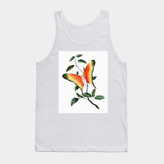 Rose Bush and Butterfly (1817–1907) Tank Top by WAITE-SMITH VINTAGE ART